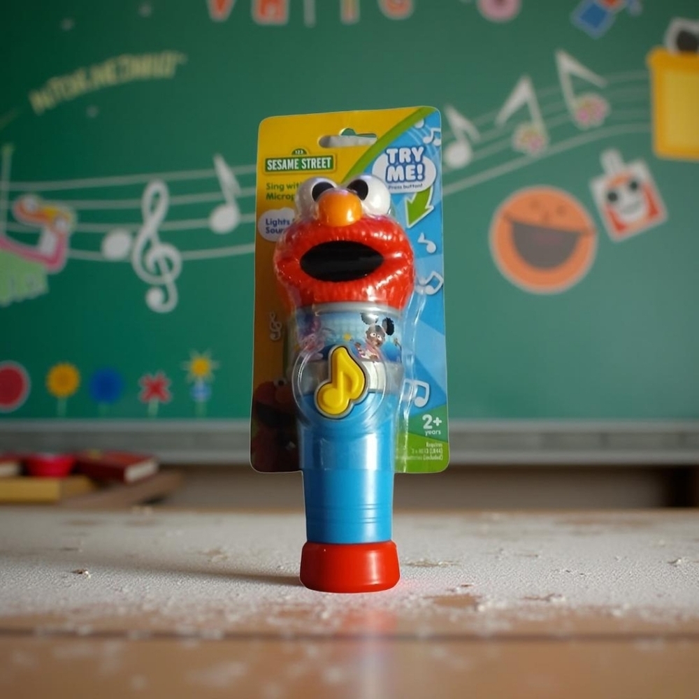 Sesame Street Elmo Musical Microphone - 🔥5$ If You Get Bundle🔥